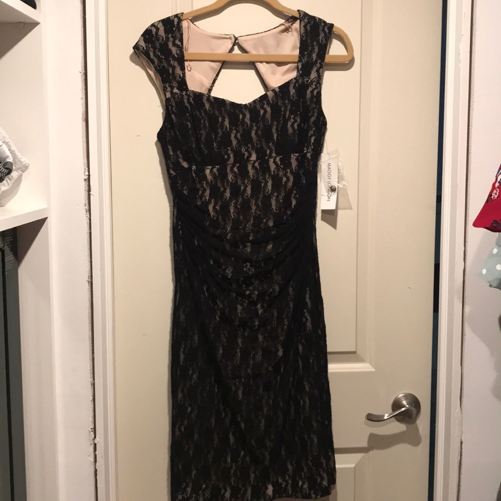 NWT. Size 10 Maggie London cocktail dress.